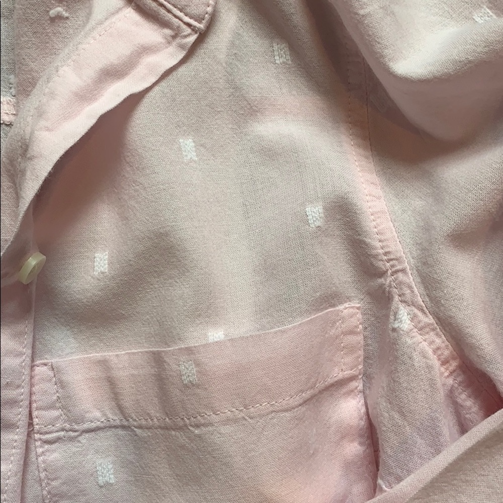 Pink printed button down! - Picture 5 of 5